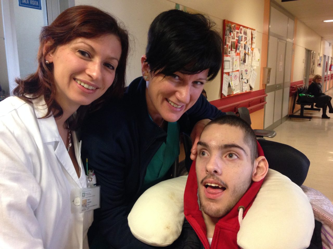 Volontariato in ospedale con persone con disabilità