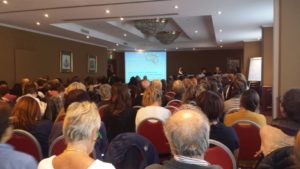 La sala gremita del convegno "Nutrire e alimentare la disabilità", tenutosi il 7 ottobre 2015